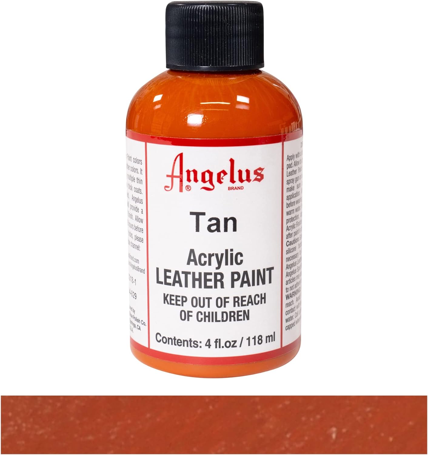 Angelus Tinta acrílica para couro 118 ml caramelo