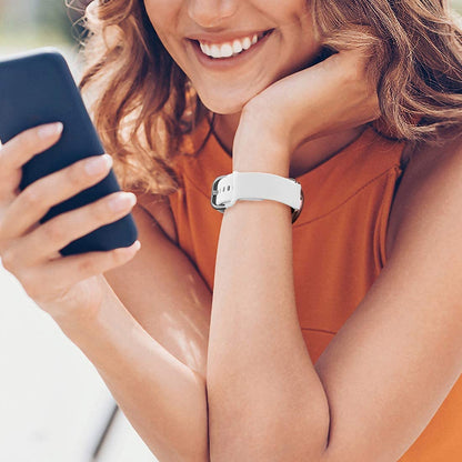 Lerobo Pulseiras de Silicone Compatíveis com Samsung Galaxy Watch (Preto, Branco, Cinza)