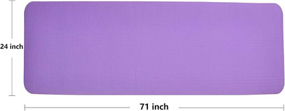 Balance From Go Yoga Tapete de ioga extra grosso roxo