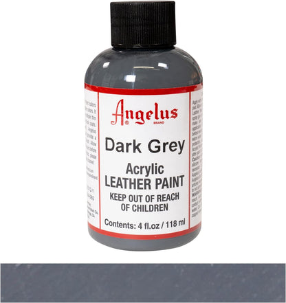 Angelus Tinta acrílica para couro 118 ml cinza escuro