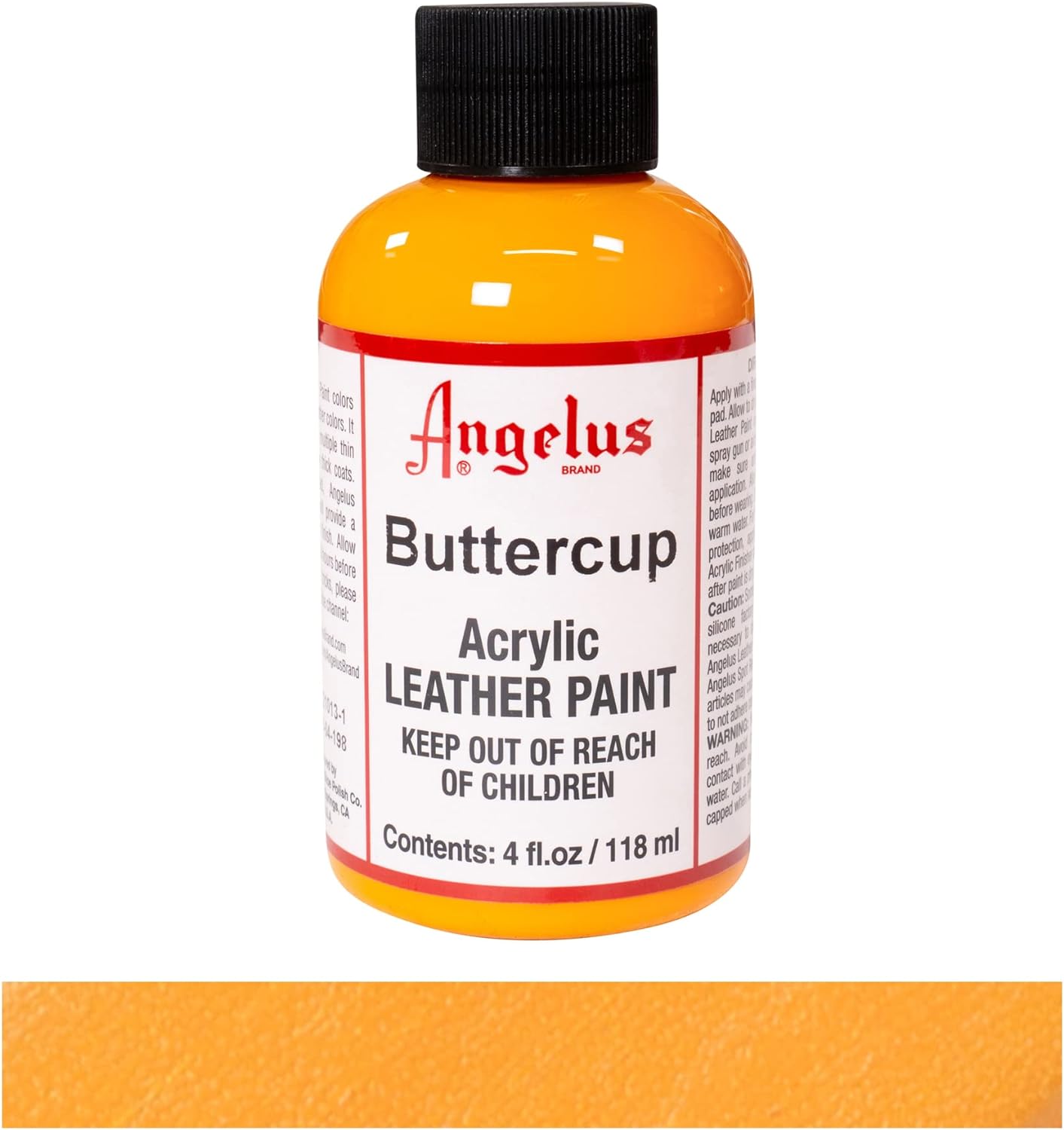 Angelus Tinta acrílica para couro 118 ml Buttercup
