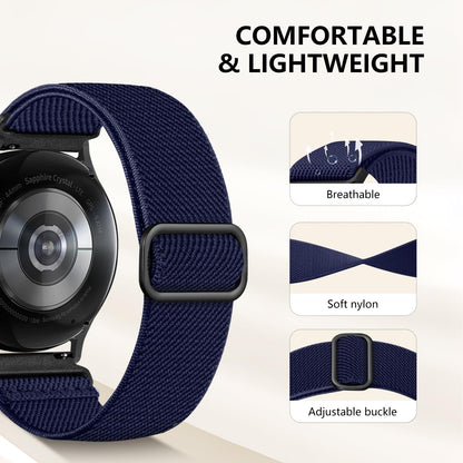 Lerobo 5 Pulseiras de Nylon p/ Samsung Galaxy Watch (cores variadas)