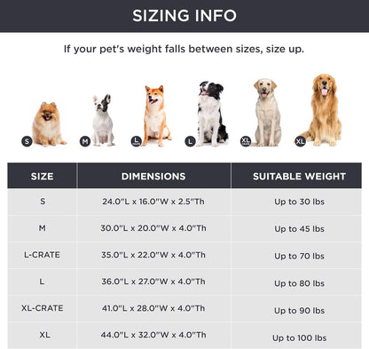 Bedsure Camas impermeáveis para cães grandes G cinza