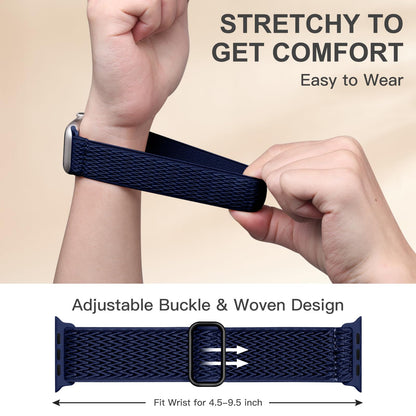 Lerobo 6 Pulseiras Trançadas p/ Apple Watch 38-49mm Nylon