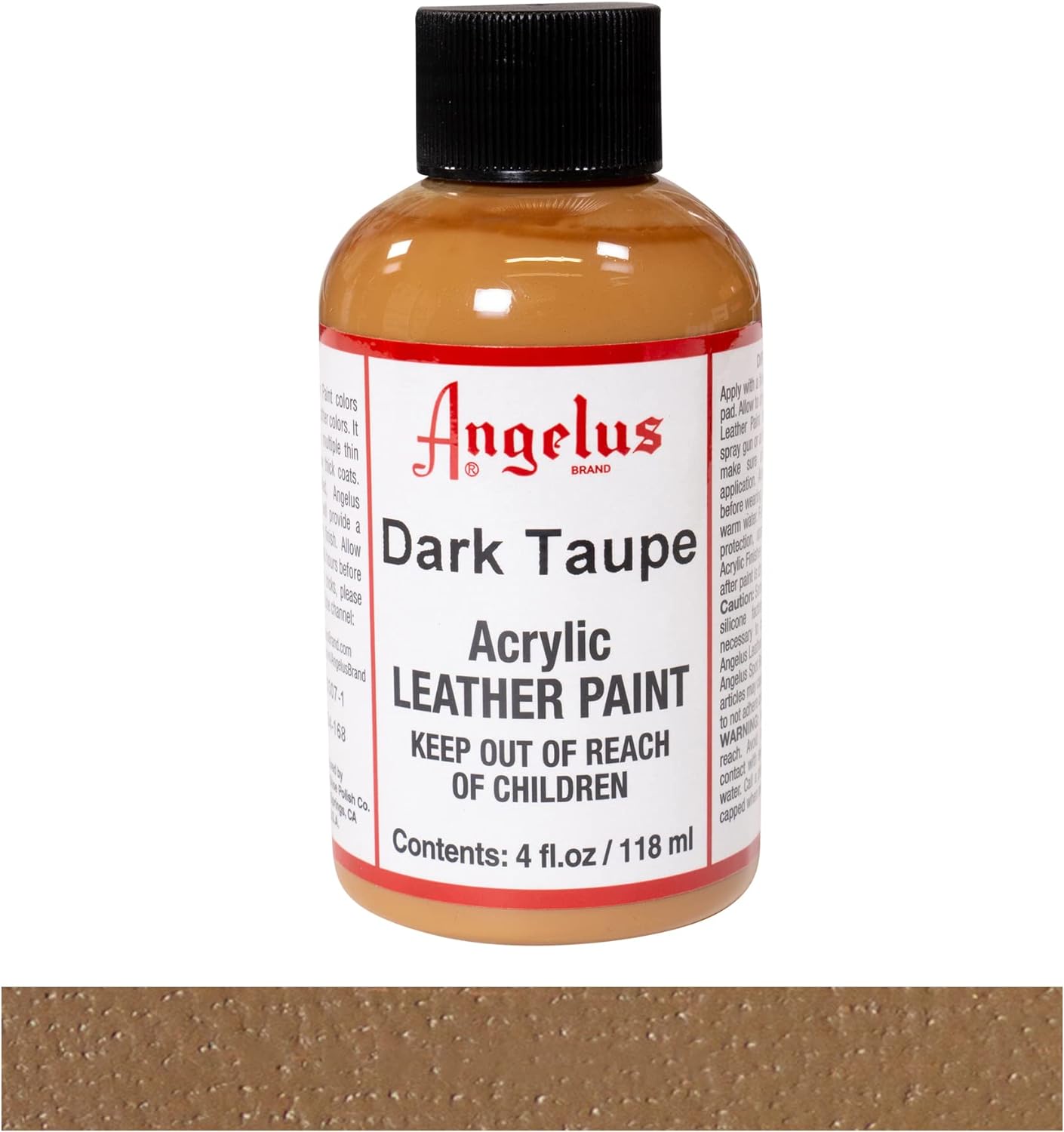 Angelus Tinta acrílica para couro 118 ml cinza-acast. escuro