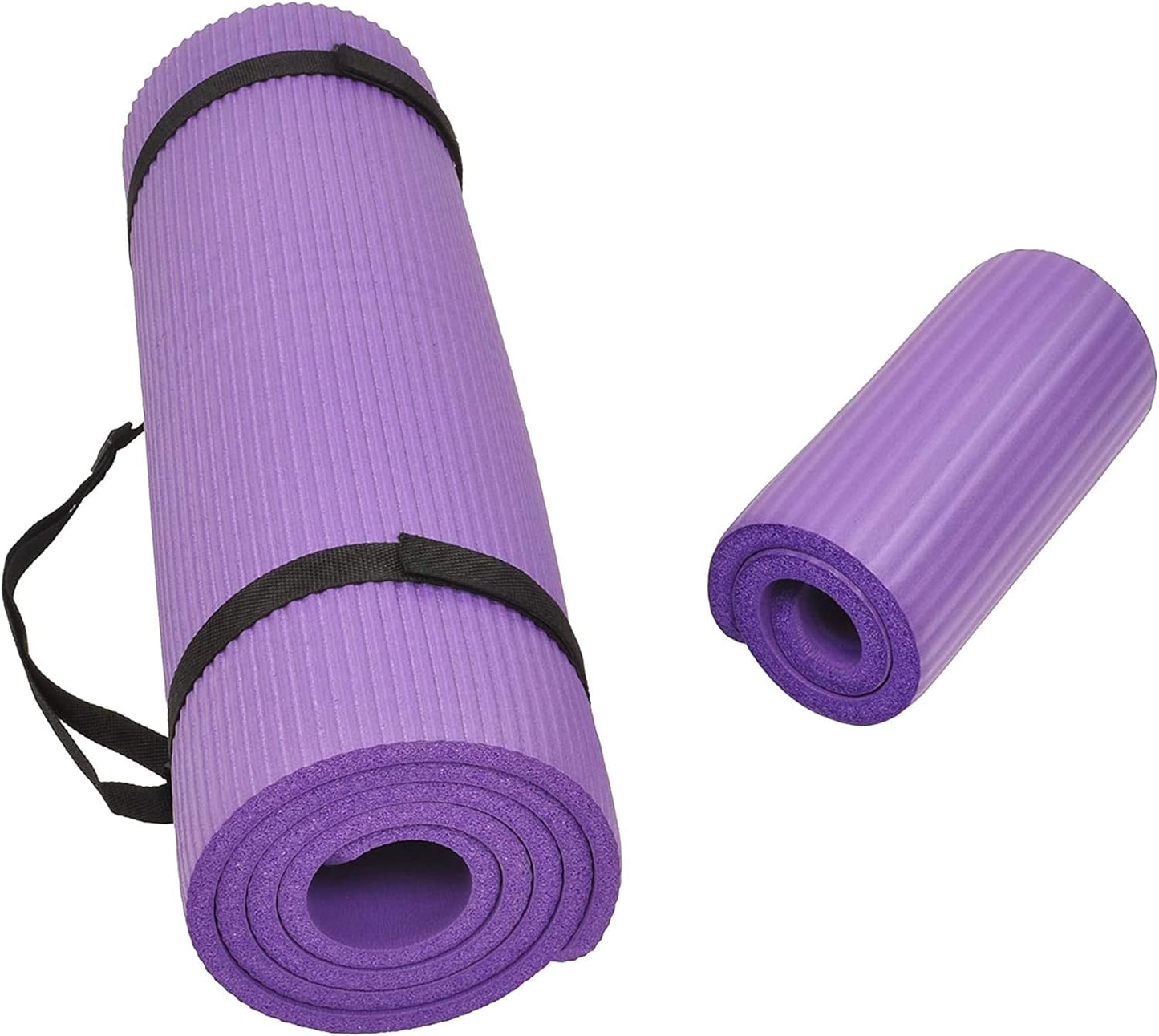 Balance From Go Yoga Tapete de ioga extra grosso roxo