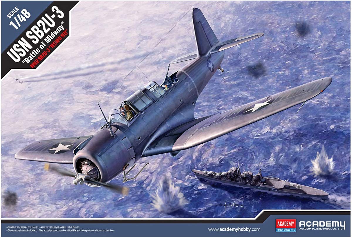 Academy SB2U-3 Vindicator 1/48 "Battle of Midway" - Kit de Modelo