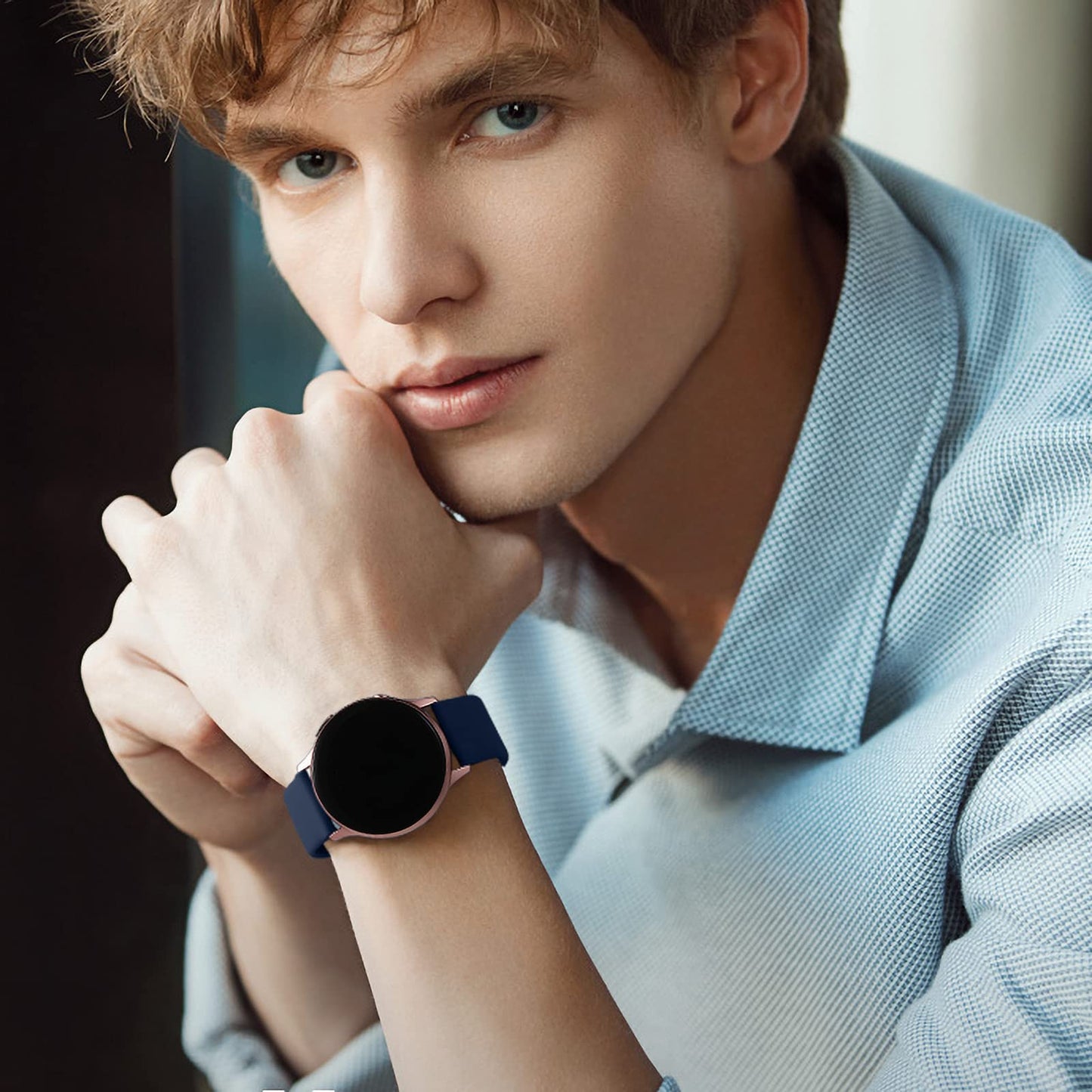 Lerobo 6 Pulseiras 20mm Silicone Compatível com Samsung Galaxy Watch (6 Cores)