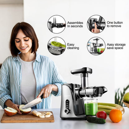 Acessório AMZCHEF para Juicer Masticador Compatível com Modelos 1501 e 3001