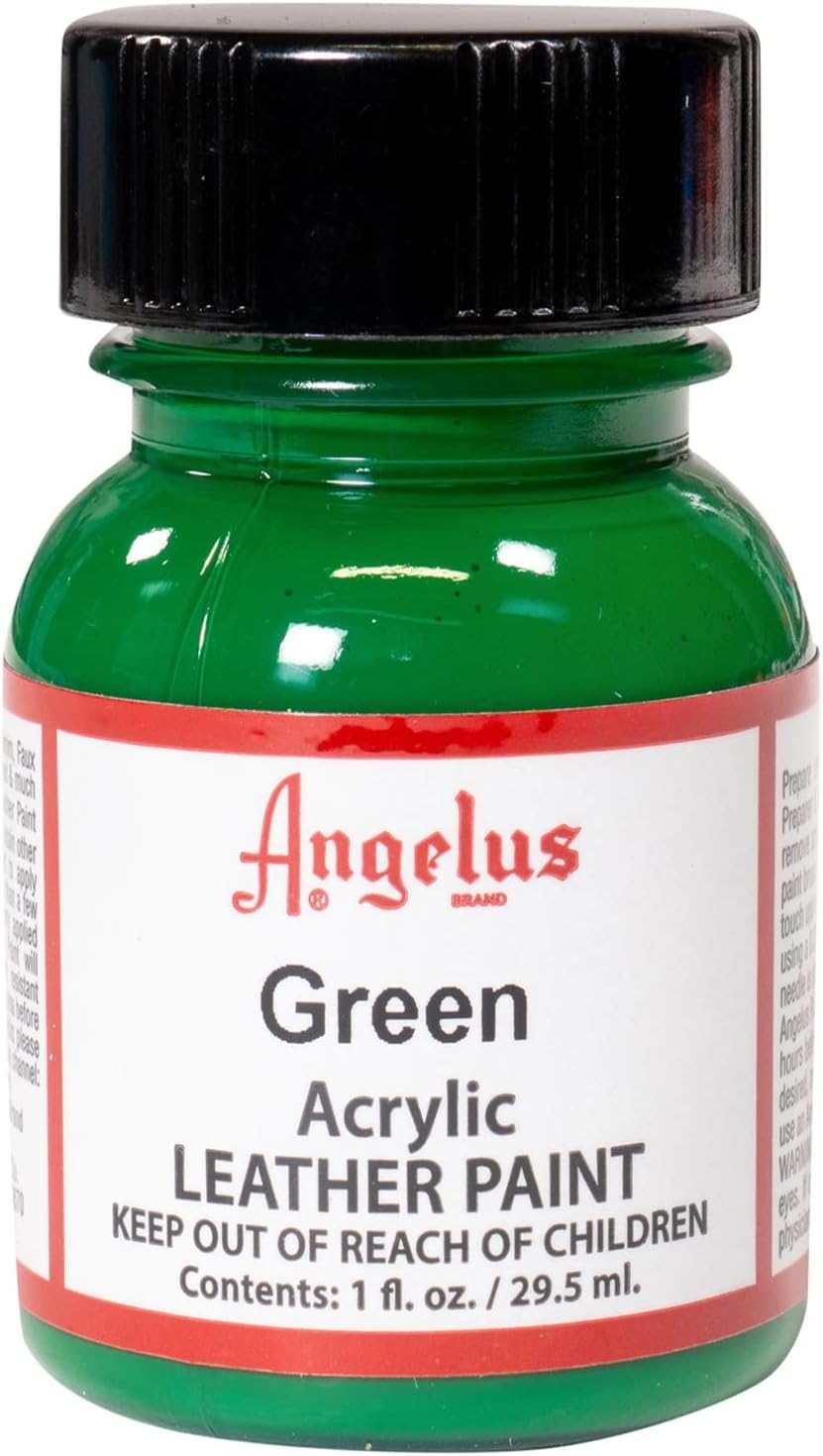 Angelus Tinta acrílica para couro 29,5 ml verde