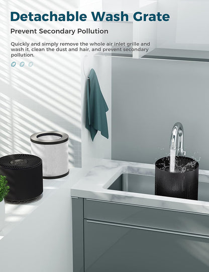 AROEVE Purificadores de ar para casa grande H13 Tru
