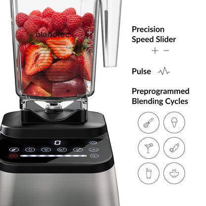 Blendtec Designer Series Blender - Jarra WildSide+ 90 oz - Preto