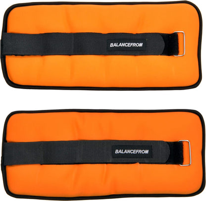 BalanceFrom 1 par de Pesos de pernas ajustável laranja