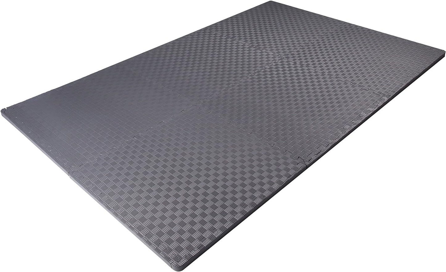BalanceFrom Tapete de exercício de quebra-cabeça EVA Cinza3