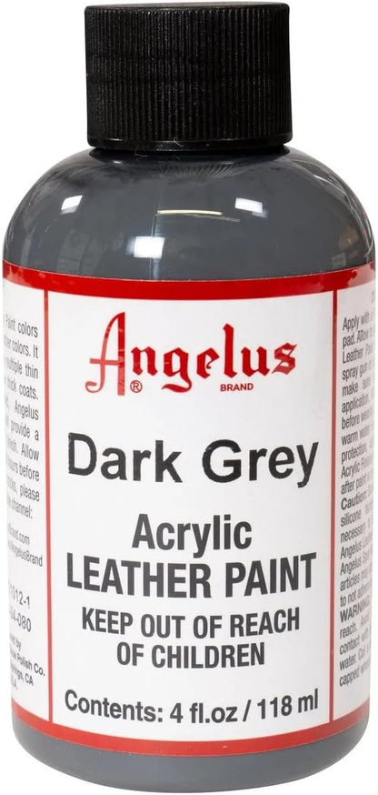 Angelus Tinta acrílica para couro 118 ml cinza escuro